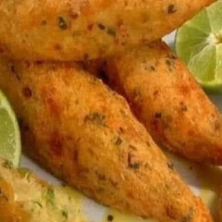 Enroladinho de bacalhau