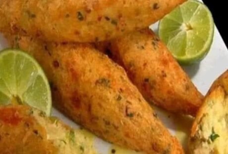 Enroladinho de bacalhau