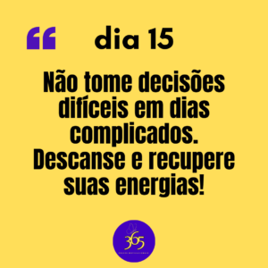 365 frases motivacionais - dia 15
