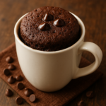Bolo de chocolate na caneca