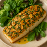 Peixe Assado com Crosta Crocante
