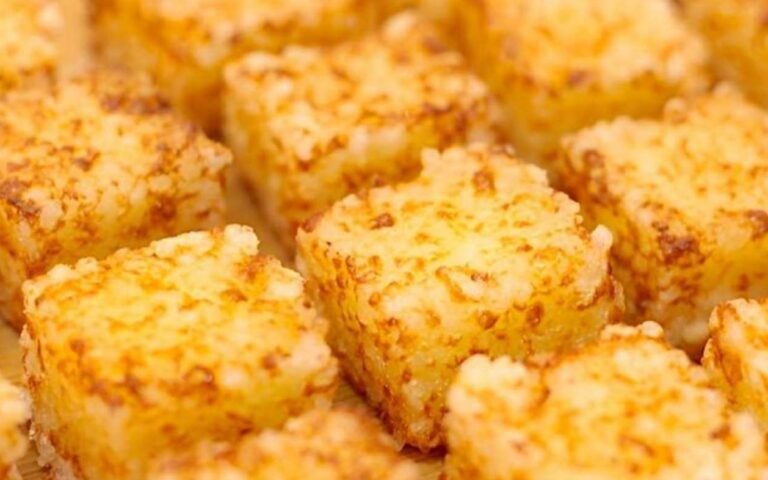 Dadinho de Tapioca com Mussarela: O Petisco Crocante Perfeito! Dadinho de Tapioca com Mussarela