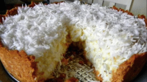 Torta gelada de coco
