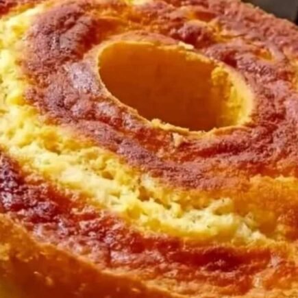 Bolo de Milho com Flocão e Leite Condensado