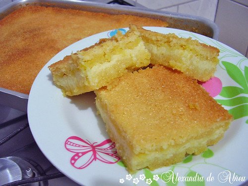 bolo de fubá cremoso de liquidificador