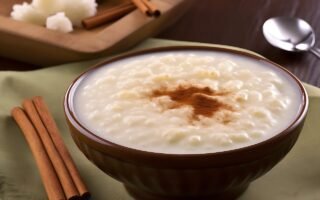 artisanal food and drink, bowl, brazil, brazilian culture, brazilian food, cinnamon, corn, cornish pasty, cultures, curau, food, food and drink, green color, homemade, hominy, lifestyles, local landmark, porridge, rural scene, rustic, stingray, ai generated