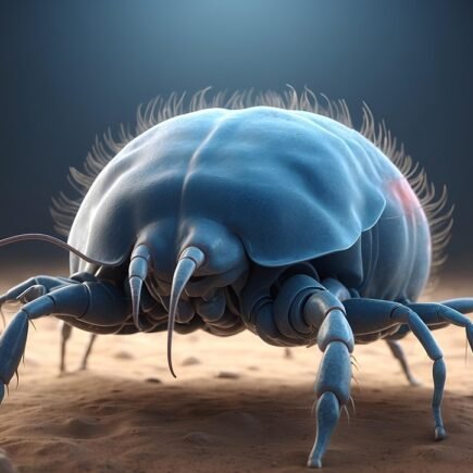 ai generated, mites, bed bug, arachnid, gruesome, dust, abstract