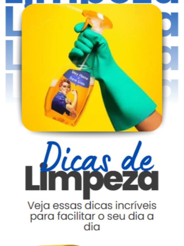 Dicas de limpeza
