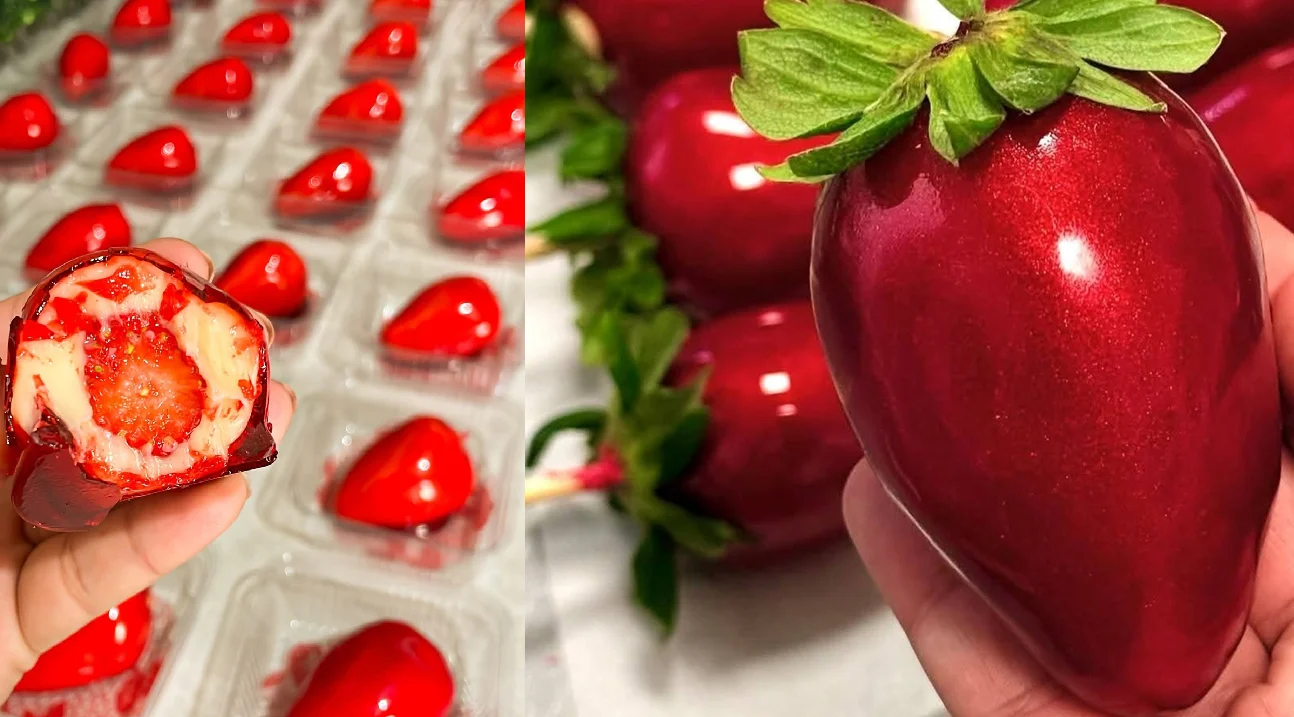 Morango Do Amor a receita que viralizou na internet