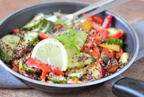 Salada de quinoa