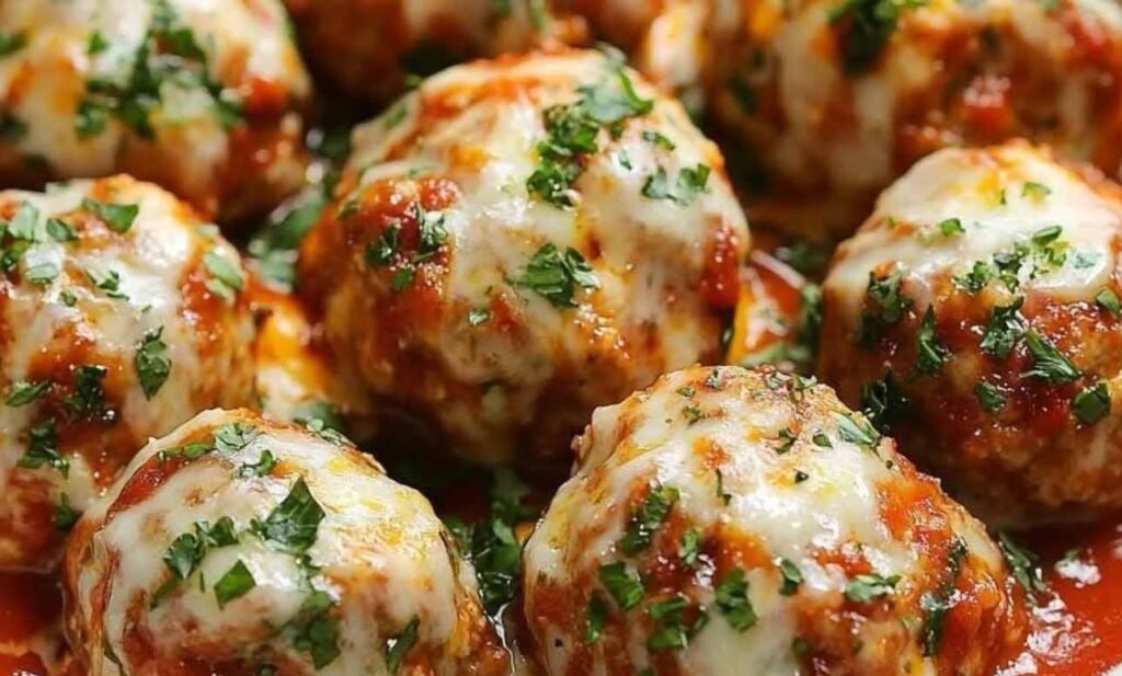 Almôndegas ao Molho com Queijo