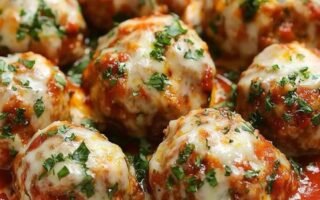 Almôndegas ao Molho com Queijo