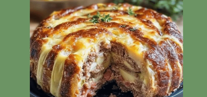 Bolo de Carne Recheado