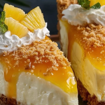 Torta de Abacaxi com Laranja