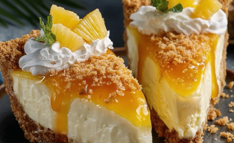 Torta de Abacaxi com Laranja