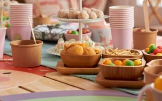 cookies, cups, biscuits, happy birthday, celebration, party