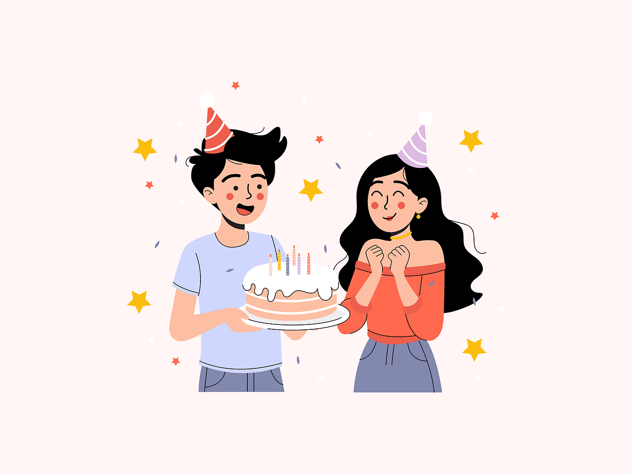 couple, cake, happy birthday, birthday cake, birthday celebration, birthday surprise, cute, birthday party, happy