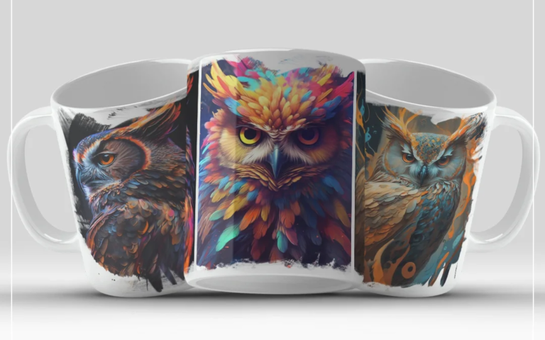 Caneca coruja monand
