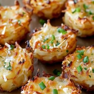 Ninho de batata com parmesão dona de casa criativa