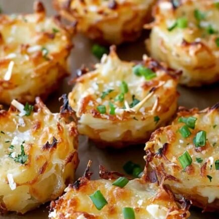 Ninho de batata com parmesão dona de casa criativa