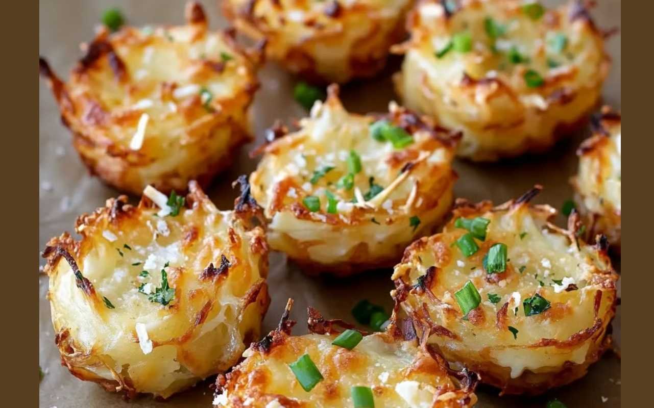 Ninho de batata com parmesão dona de casa criativa