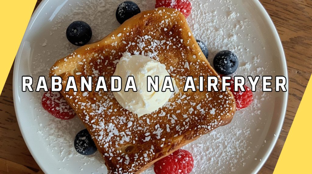Rabanada na Airfryer 