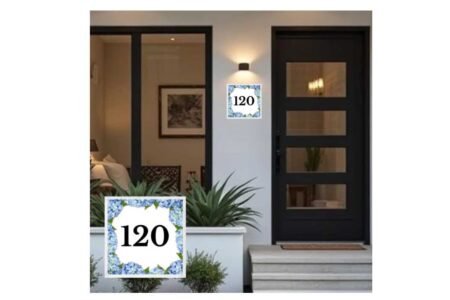Número residencial azulejo Personalizado