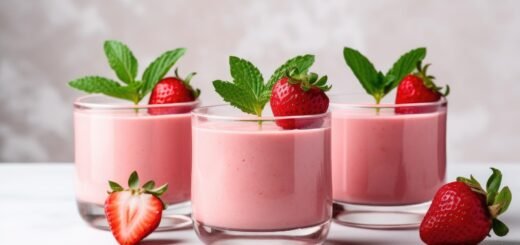 receita de mousse de morango instantanea Receita de Mousse de morango instantânea