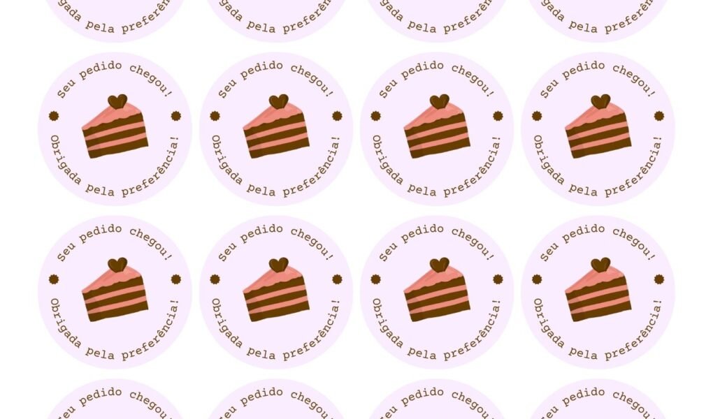 Etiquetas para bolo de pote para imprimir