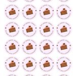 Etiquetas para bolo de pote para imprimir