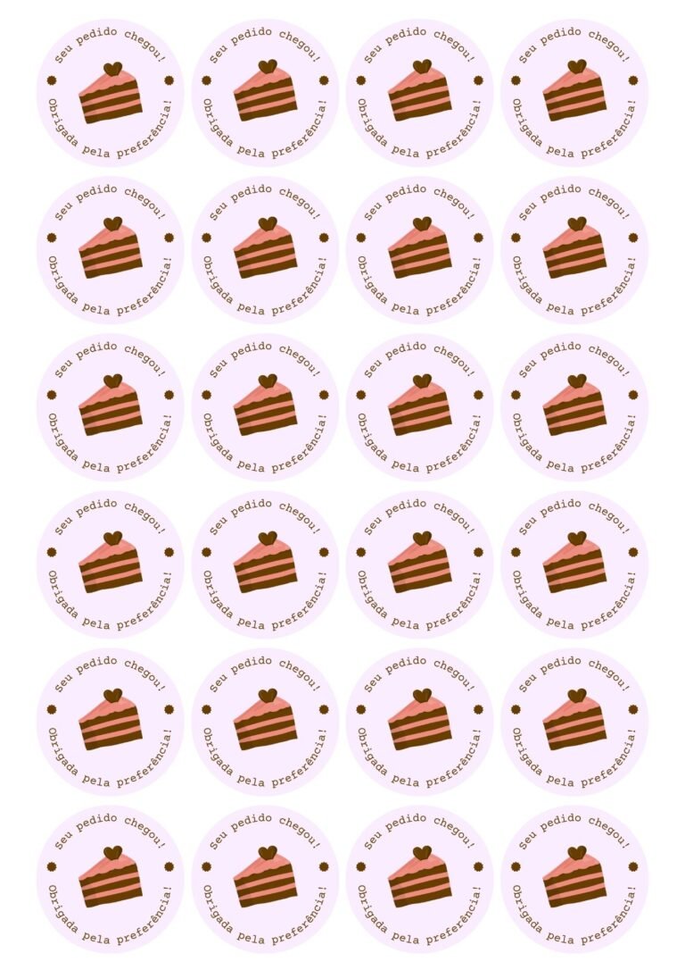 Etiquetas para bolo de pote para imprimir