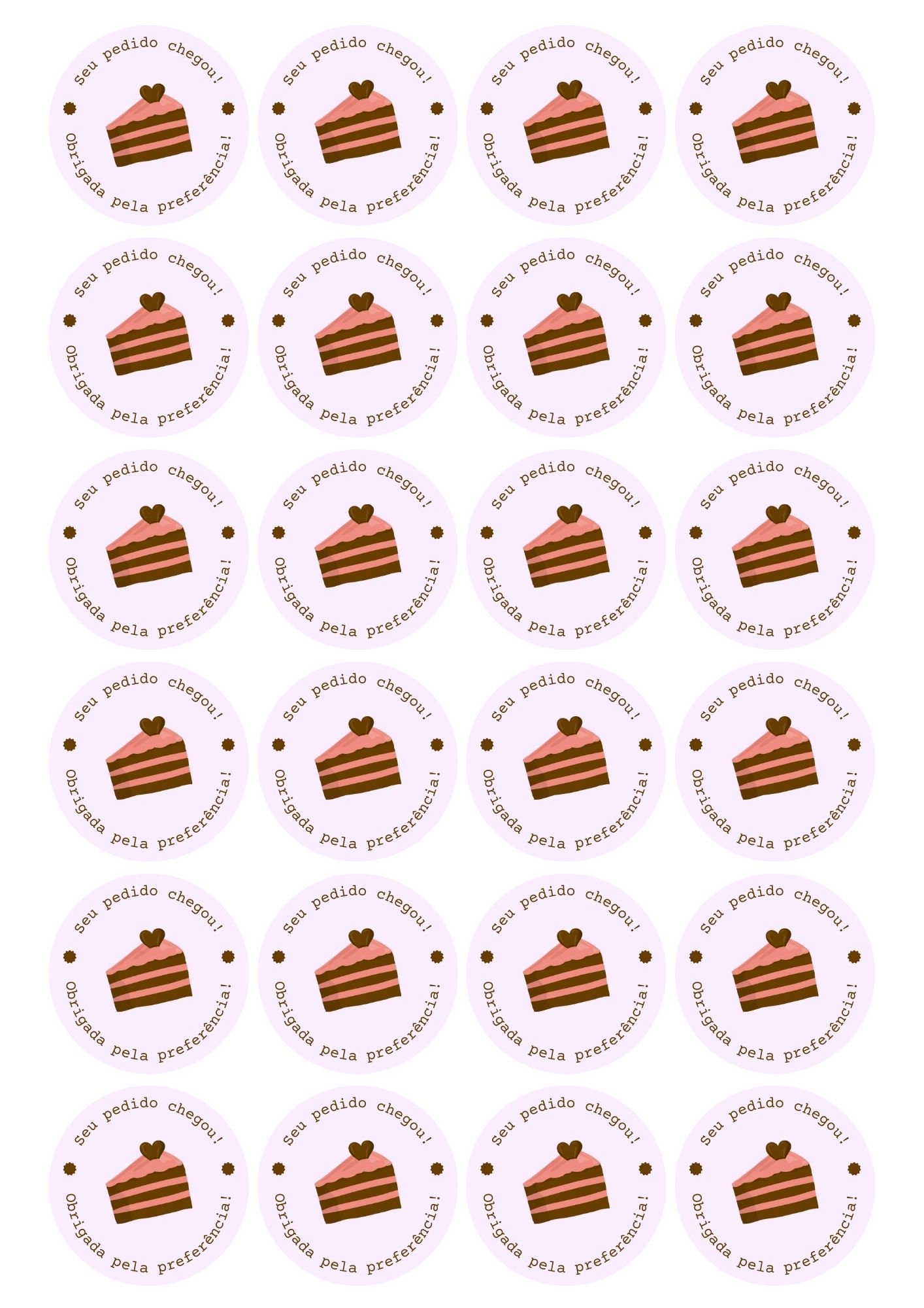 Etiquetas para bolo de pote para imprimir