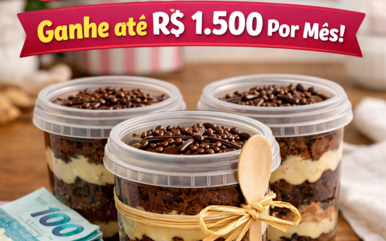 receita de bolo no pote para vender