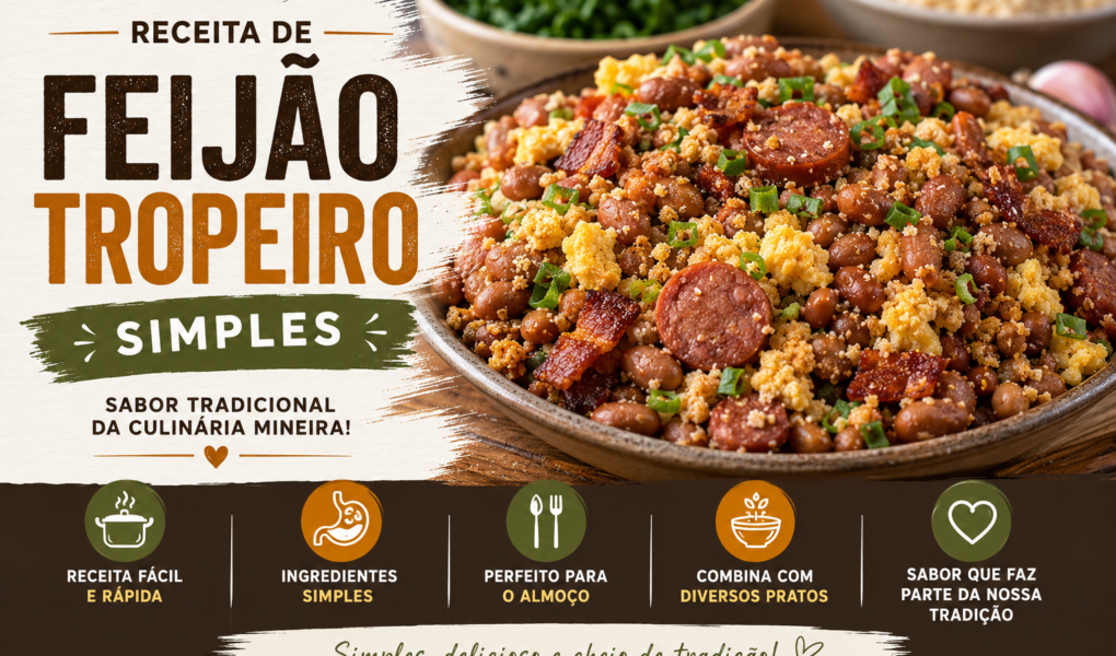 Feijão tropeiro simples