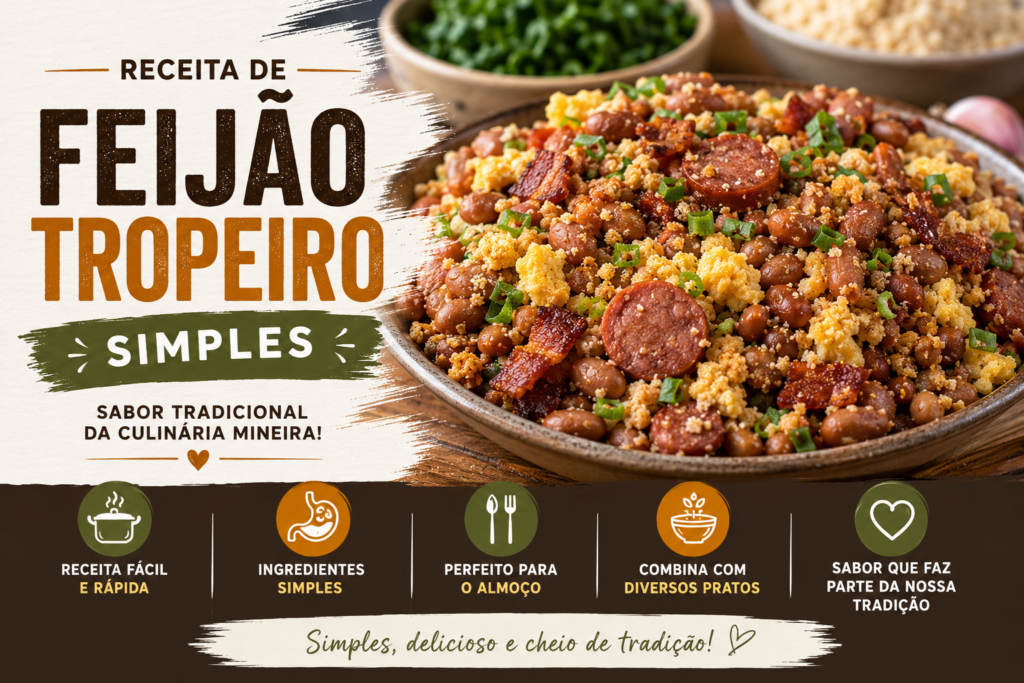 Feijão tropeiro simples