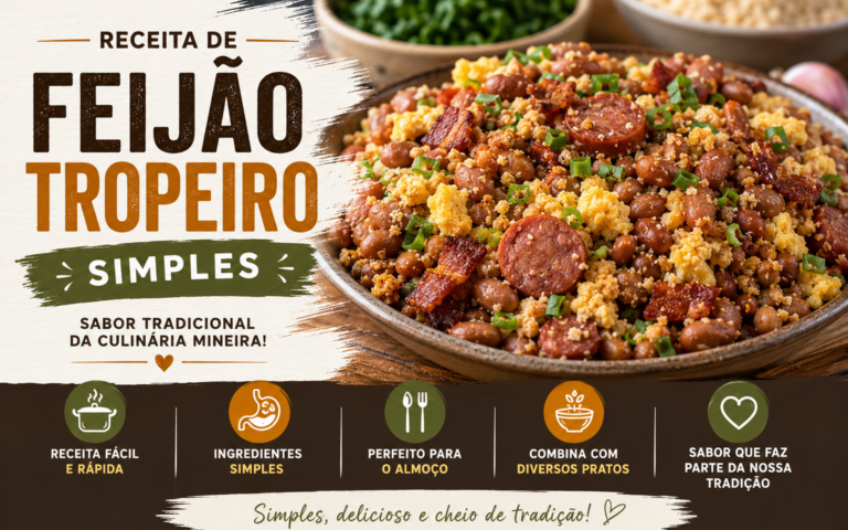 Feijão tropeiro simples