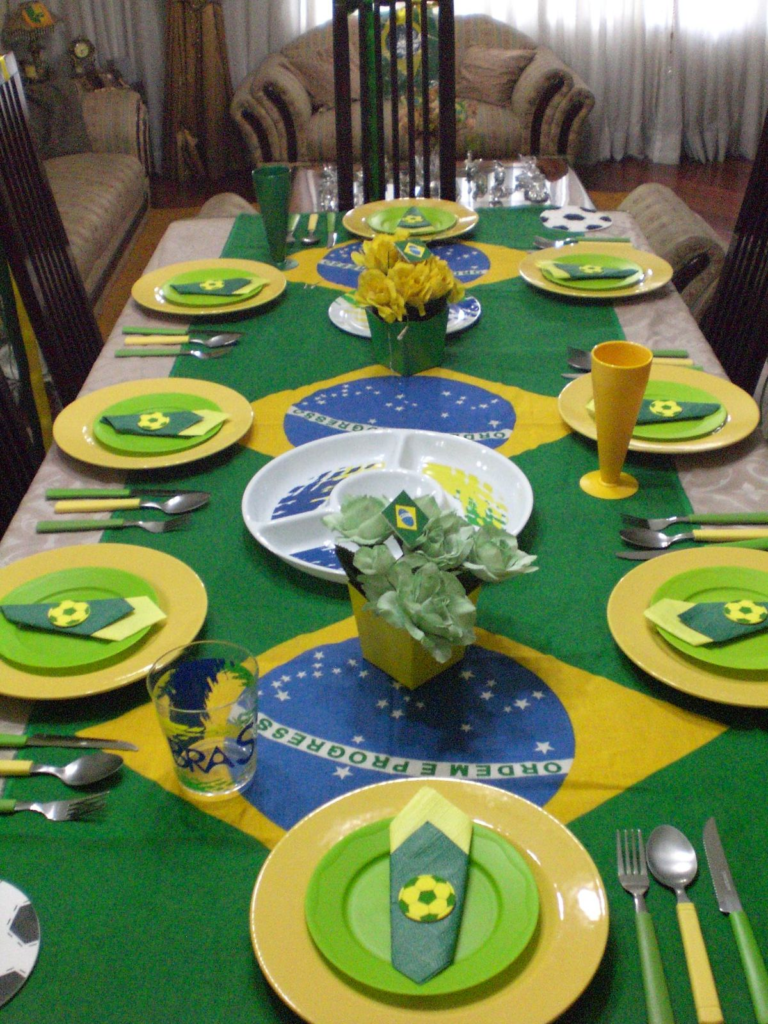 Decoração da Copa do Mundo Simples e Barata