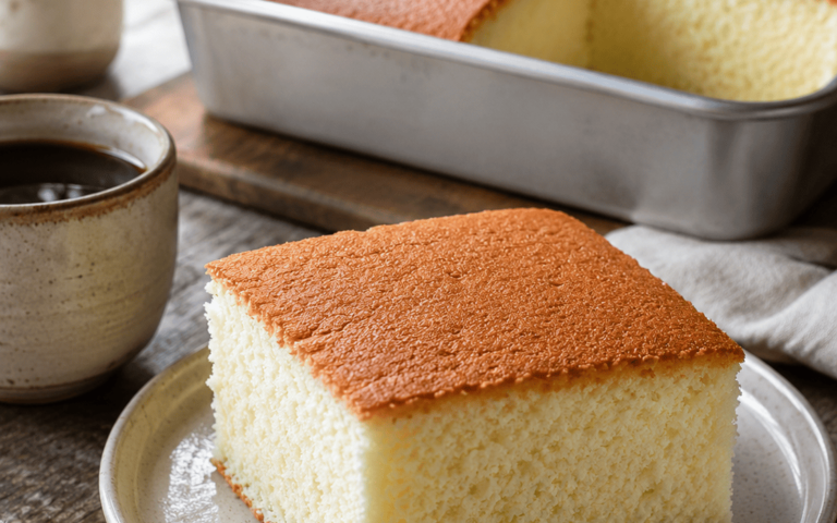 Bolo Moça de Algodão Simples com 3 Ingredientes Bolo Moça de Algodão Simples