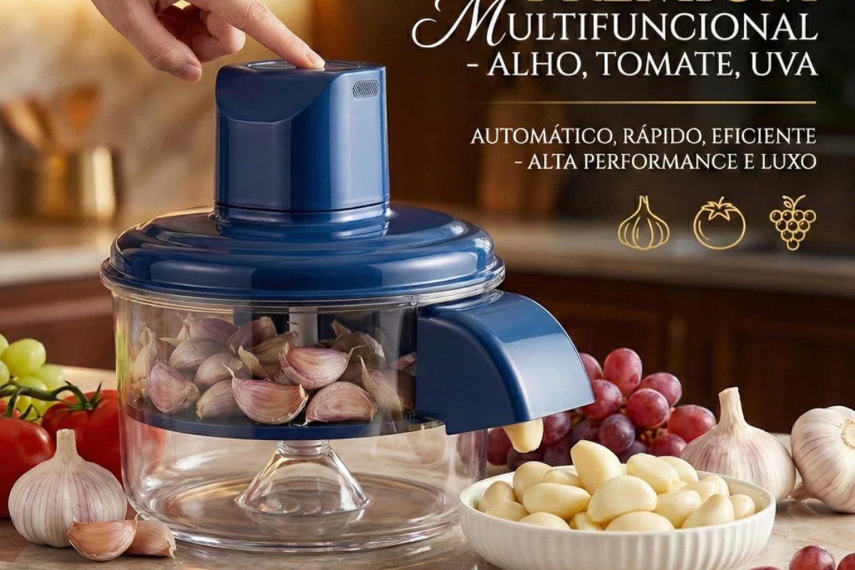 Descascador Elétrico de Alho: A Revolução na Sua Cozinha Vale a Pena? destaque 1785541569408