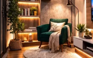 decoração descomplicada de sala
