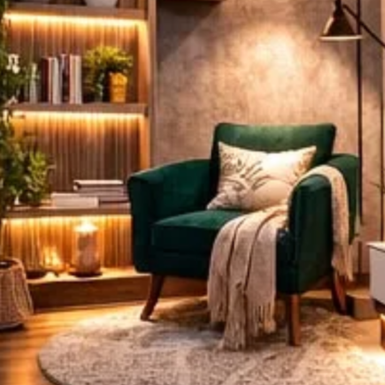 decoração descomplicada de sala