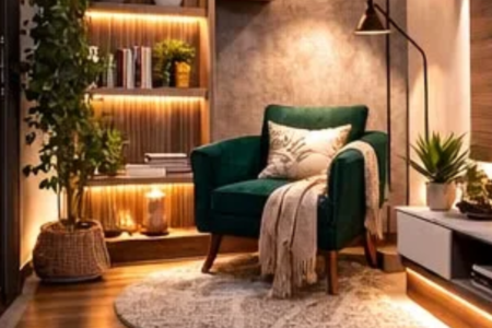 decoração descomplicada de sala