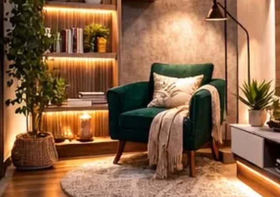 decoração descomplicada de sala