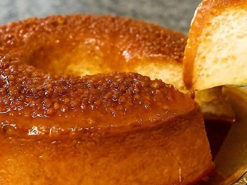 Receita de pudim de pão com laranja